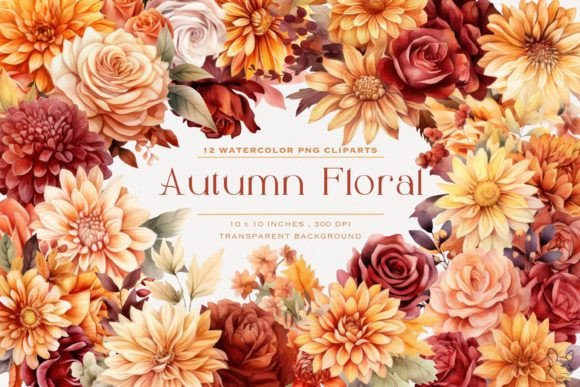 Autumn Floral Illustrations: A Fresh Design Asset for Bloggers and Publishers