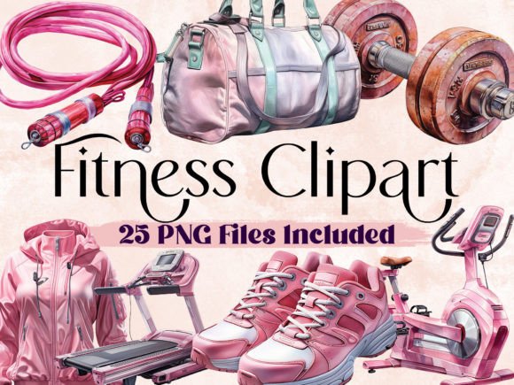 Fitness Watercolor Clipart PNG: A Crafter’s Review for Handmade Business Use