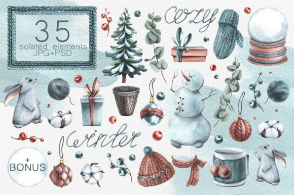 h1Cozy Knitted Winter Watercolor Clipart Review for Real Embroidery Use/h1