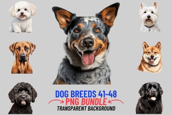 Watercolor Dog Breeds Sublimation 41-48: A Practical Review for Etsy Sellers & Digital Product Creators