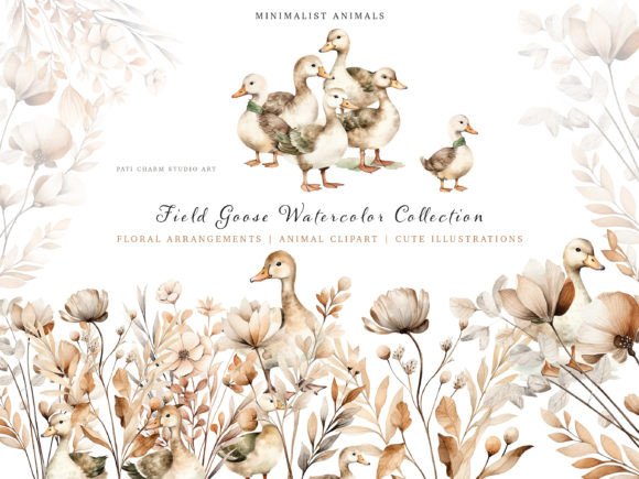 Watercolor Field Duck Floral Illustrations: A Brand Designer’s Review for Real Business Use