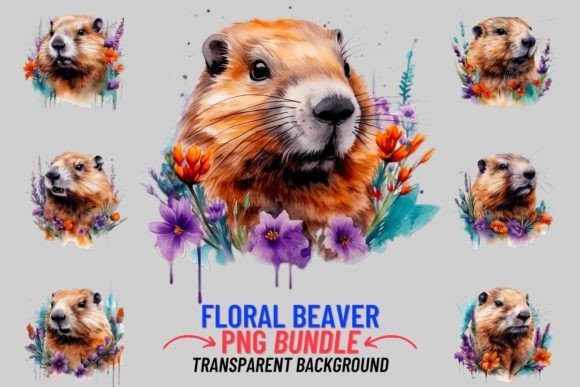 Watercolor Floral Beaver 12 PNG Clipart: A Designer’s Real-World Embroidery Review