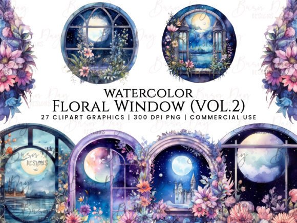 Watercolor Floral Window Clipart Vol.2: A Designer’s Honest Review for Real Embroidery Projects
