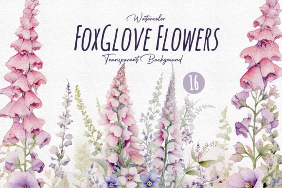 Watercolor Foxglove Wildflower Clipart: A Designer’s Honest Review