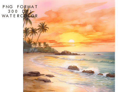Watercolor Hawaii Beach Clipart: A Visual Designer’s Review for Real Content Publishing